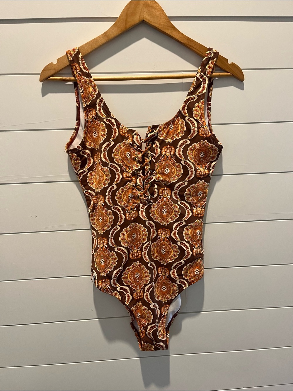 Rhythm Paisley One Piece Bathing Suit Size M